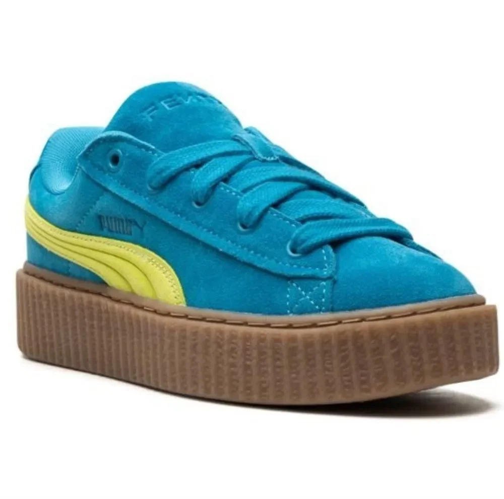 🇬🇪🔸️NWOB Fenty x PUMA Turquoise Creeper Phatty Shoes Youth 5.5